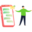 پیش‌نمایش فایل employee-is-reading-unread-messages-10632762 از پک اعلان