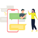 پیش‌نمایش فایل employees-are-discussing-online-10632761 از پک اعلان