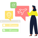 پیش‌نمایش فایل girl-is-doing-flight-booking-10632757 از پک اعلان