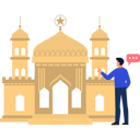 پیش‌نمایش فایل the-boy-is-looking-at-the-historical-monument-10676866 از پک مساجد