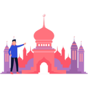 پیش‌نمایش فایل the-boy-is-pointing-to-the-memorial-dome-10676867 از پک مساجد