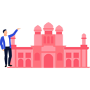 پیش‌نمایش فایل the-boy-is-pointing-to-the-mosque-of-the-islamic-architect-10676889 از پک مساجد