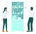 پیش‌نمایش فایل boy-and-girl-showing-different-test-tubes-in-cabinet-10633018 از پک داروخانه