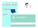 پیش‌نمایش فایل boy-standing-at-reception-desk-in-pharmacy-10633025 از پک داروخانه