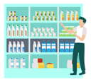 پیش‌نمایش فایل boy-standing-in-grocery-store-10633031 از پک داروخانه