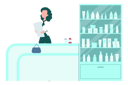 پیش‌نمایش فایل girl-holding-the-paper-in-pharmacy-10632969 از پک داروخانه