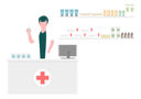 پیش‌نمایش فایل girl-is-standing-in-clinic-10632995 از پک داروخانه