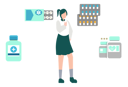 پیش‌نمایش فایل girl-is-standing-in-pharmacy-10632977 از پک داروخانه