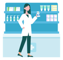 پیش‌نمایش فایل girl-is-standing-in-pharmacy-10632978 از پک داروخانه