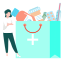 پیش‌نمایش فایل girl-is-standing-with-medicine-bag-10633019 از پک داروخانه