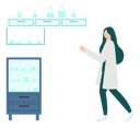 پیش‌نمایش فایل girl-showing-chemicals-in-chemistry-lab-10632973 از پک داروخانه