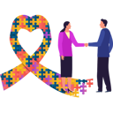 پیش‌نمایش فایل boy-and-girl-are-talking-about-autism-awareness-10608142 از پک روز جهانی آگاهی از اوتیسم