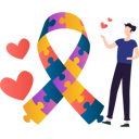 پیش‌نمایش فایل boy-is-pointing-at-the-ribbon-of-the-jigsaw-puzzle-10608194 از پک روز جهانی آگاهی از اوتیسم