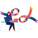 پیش‌نمایش فایل girl-is-finding-solutions-on-laptop-for-autism-10608179 از پک روز جهانی آگاهی از اوتیسم