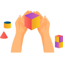 پیش‌نمایش فایل girl-is-solving-autism-cube-10608219 از پک روز جهانی آگاهی از اوتیسم