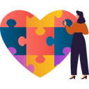 پیش‌نمایش فایل girl-is-solving-heart-shaped-autism-puzzle-10608236 از پک روز جهانی آگاهی از اوتیسم