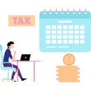 پیش‌نمایش فایل businessman-is-making-tax-reminder-10595951 از پک اقتصاد