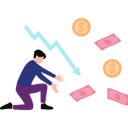 پیش‌نمایش فایل businessman-is-showing-falling-currency-rate-10595890 از پک اقتصاد