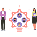 پیش‌نمایش فایل business-team-is-solving-business-puzzles-10633247 از پک مهارت نرم