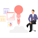 پیش‌نمایش فایل businessman-is-launching-new-idea-10633222 از پک مهارت نرم