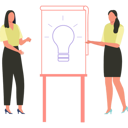 پیش‌نمایش فایل employee-is-discussing-ideas-with-team-10633205 از پک مهارت نرم