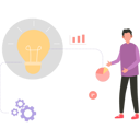 پیش‌نمایش فایل employee-is-showing-graphical-ideas-10633186 از پک مهارت نرم