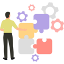 پیش‌نمایش فایل employee-is-solving-business-puzzles-10633212 از پک مهارت نرم