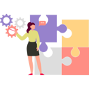 پیش‌نمایش فایل employee-is-solving-market-puzzles-10633204 از پک مهارت نرم