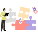 پیش‌نمایش فایل employee-is-solving-puzzle-10633197 از پک مهارت نرم