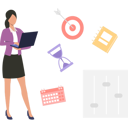 پیش‌نمایش فایل employee-is-working-on-to-do-list-10633229 از پک مهارت نرم