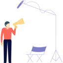 پیش‌نمایش فایل director-is-making-announcement-for-directing-movie-10676849 از پک فیلم‌سازی
