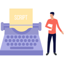 پیش‌نمایش فایل director-is-writing-script-10676859 از پک فیلم‌سازی