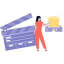 پیش‌نمایش فایل girl-is-enjoying-movie-in-theatre-10676838 از پک فیلم‌سازی