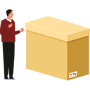پیش‌نمایش فایل boy-is-looking-at-the-delivery-box-10698580 از پک جعبه