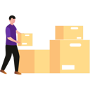 پیش‌نمایش فایل boy-is-placing-the-box-on-top-of-the-parcel-box-10698636 از پک جعبه