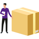 پیش‌نمایش فایل boy-is-showing-parcel-package-10698579 از پک جعبه
