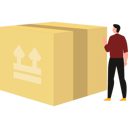 پیش‌نمایش فایل boy-is-standing-in-front-of-the-box-10698566 از پک جعبه