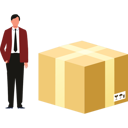 پیش‌نمایش فایل boy-is-standing-near-delivery-box-10698581 از پک جعبه