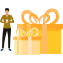 پیش‌نمایش فایل boy-is-using-the-smartphone-for-surprise-gift-10698655 از پک جعبه