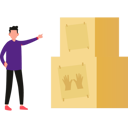 پیش‌نمایش فایل boy-pointing-to-parcel-package-of-gloves-10698587 از پک جعبه