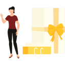پیش‌نمایش فایل girl-is-standing-next-to-the-holiday-boxes-10698664 از پک جعبه