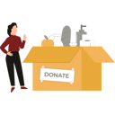 پیش‌نمایش فایل girl-prepares-a-parcel-package-for-donation-10698604 از پک جعبه