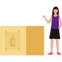 پیش‌نمایش فایل girl-shows-a-box-of-sanitizer-10698586 از پک جعبه