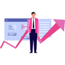 پیش‌نمایش فایل boy-is-standing-near-business-chart-10698038 از پک مقیاس‌پذیری کسب و کار