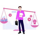 پیش‌نمایش فایل boy-showing-business-scaling-ideas-10698039 از پک مقیاس‌پذیری کسب و کار