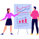 پیش‌نمایش فایل girl-and-boy-are-talking-about-graphs-on-the-board-10698046 از پک مقیاس‌پذیری کسب و کار