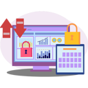 پیش‌نمایش فایل account-security-is-displayed-on-screen-10698822 از پک امنیت حساب کاربری