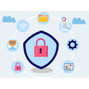 پیش‌نمایش فایل account-security-technology-is-being-displayed-10698889 از پک امنیت حساب کاربری