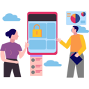 پیش‌نمایش فایل boy-and-girl-are-talking-to-each-other-about-account-security-10698785 از پک امنیت حساب کاربری