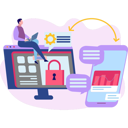 پیش‌نمایش فایل boy-is-transferring-data-from-mobile-to-laptop-10698849 از پک امنیت حساب کاربری